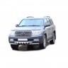 Защита переднего бампера «Труба двойная» Люкс (d63,5) для Toyota Land Cruiser 200 (2007-2011)(Окрашенное) купить недорого с доставкой в Красногорск