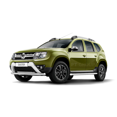 Защита переднего бампера одинарная d63мм (НПС) RENAULT Duster 2016-2020/ NISSAN Terrano 2014- купить недорого с доставкой в Красногорск