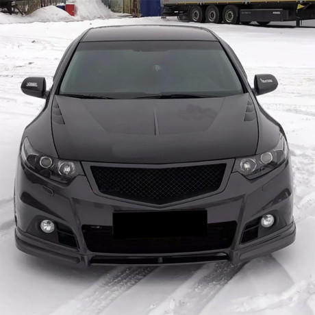 Вставка между клыками переднего бампера Modulo для Honda Accord (VIII gen)(2008-2013) купить недорого с доставкой в Красногорск