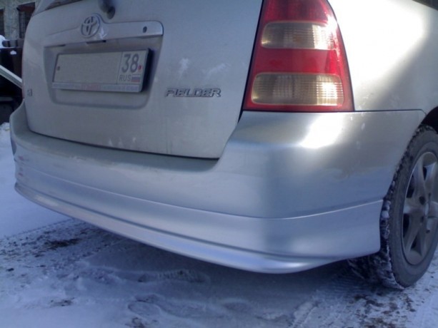 Накладка на задний бампер Toyota Corolla (120, 121 Fielder) купить недорого с доставкой в Красногорск