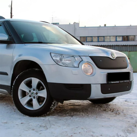 Комплект зимних экранов (текстурный пластик) для Skoda Yeti (2009-2012) купить недорого с доставкой в Красногорск