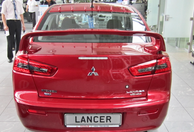 Аэродинамический рассекатель (накладка на крышу) "Zodiak Generator" для Mitsubishi Lancer X купить недорого с доставкой в Красногорск