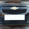 Защита радиатора "Standart" Chevrolet Cruze (2008-2013) верх, чёрная купить недорого с доставкой в Красногорск