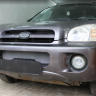 Защита радиатора "Standart" Hyundai Santa Fe (2000-2006) низ, хром купить недорого с доставкой в Красногорск