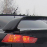 Накладка (юбка) заднего бампера "EVO" var №1 для Mitsubishi Lancer X (2007-2016) купить недорого с доставкой в Красногорск