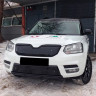 Зимний экран нижний, (текстурный пластик) для Skoda Yeti City (2013-2018) купить недорого с доставкой в Красногорск