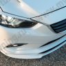 Сплиттер переднего бампера под клыки №2 "Lite Style" для Mazda 6 (2013-н.в.) купить недорого с доставкой в Красногорск