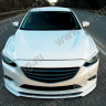 Сплиттер переднего бампера под клыки №2 "Lite Style" для Mazda 6 (2013-н.в.) купить недорого с доставкой в Красногорск
