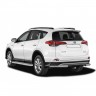 Защита заднего бампера «Уголки» (d51) для Toyota RAV4 рестайлинг, (2015-н.в.)(Окрашенное) купить недорого с доставкой в Красногорск