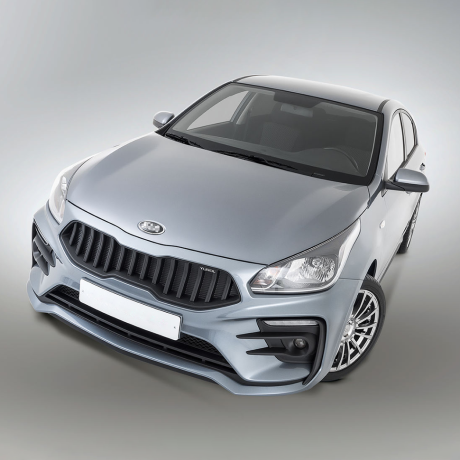 Бампер передний "Kudos" для Kia Rio (2017-2020) купить недорого с доставкой в Красногорск