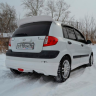 Накладка на задний бампер "Mugen style" для Hyundai Getz рестайлинг (2004-2007 г.в.) купить недорого с доставкой в Красногорск