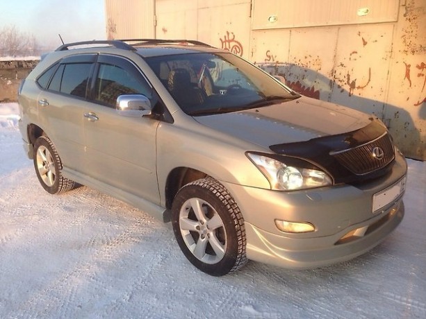 Накладка на передний бампер "Aura" Lexus RX 330 купить недорого с доставкой в Красногорск