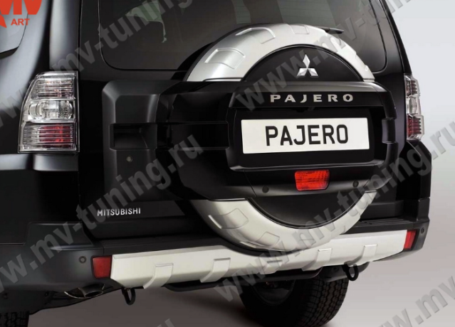 Бокс запасного колеса не окрашенный и прошитый для Mitsubishi Pajero IV (2006-2014) купить недорого с доставкой в Красногорск