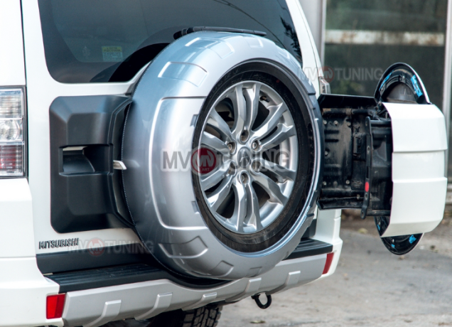 Бокс запасного колеса не окрашенный и прошитый для Mitsubishi Pajero IV (2006-2014) купить недорого с доставкой в Красногорск