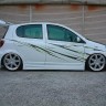 Накладки на пороги "Zero Fighter" Toyota Vitz купить недорого с доставкой в Красногорск