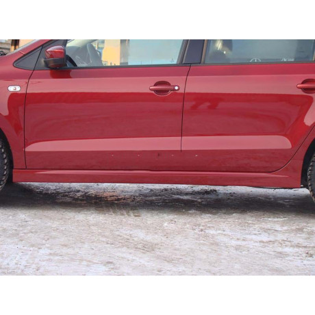 Накладки на пороги для Volkswagen Polo Sedan (2010-2020) купить недорого с доставкой в Красногорск