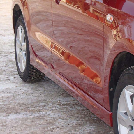 Накладки на пороги для Volkswagen Polo Sedan (2010-2020) купить недорого с доставкой в Красногорск