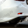 Клыки (накладки) заднего бампера "SkyActivSport" для Mazda 6 (2013-н.в.) купить недорого с доставкой в Красногорск