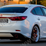 Клыки (накладки) заднего бампера "SkyActivSport" для Mazda 6 (2013-н.в.) купить недорого с доставкой в Красногорск