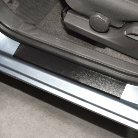 Накладки в проем дверей (4 шт) ЧЕРНЫЕ (ABS) CHEVROLET Cobalt (2019-н.в.) купить недорого с доставкой в Красногорск