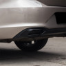 Имитация выхлопа BLACK (черный глянец) для Volkswagen Polo Liftback (2020-2023) купить недорого с доставкой в Красногорск