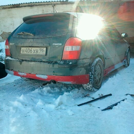 Накладка на задний бампер "Noname" для Mazda 323 f купить недорого с доставкой в Красногорск