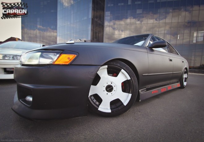 Накладки на пороги "AMS" Toyota Mark II (90) купить недорого с доставкой в Красногорск