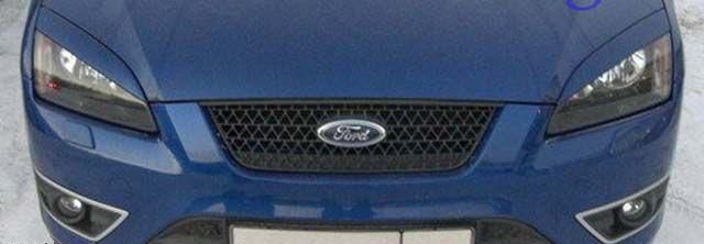 Накладки на фары (реснички) широкие var №2 для Ford Focus 2 (2004-2008) купить недорого с доставкой в Красногорск