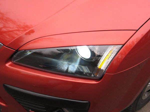 Накладки на фары (реснички) широкие var №2 для Ford Focus 2 (2004-2008) купить недорого с доставкой в Красногорск