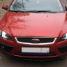 Накладки на фары (реснички) широкие var №2 для Ford Focus 2 (2004-2008) купить недорого с доставкой в Красногорск