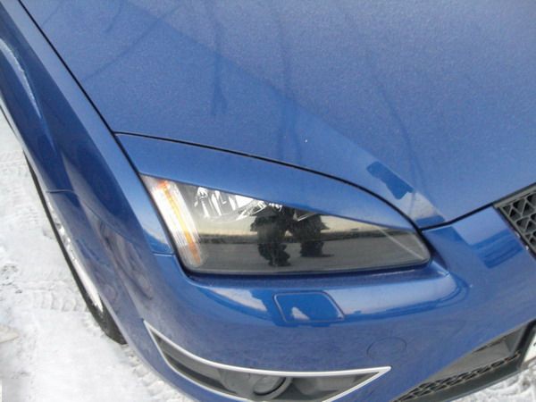 Накладки на фары (реснички) широкие var №2 для Ford Focus 2 (2004-2008) купить недорого с доставкой в Красногорск