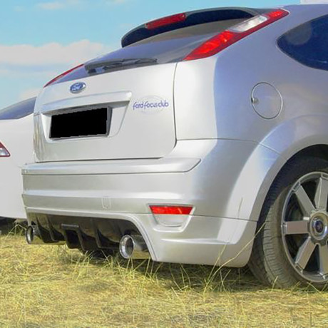 Диффузор заднего бампера "Sport" для Ford Focus 2 (хэтчбек) 3-5D (2004-2008) купить недорого с доставкой в Красногорск