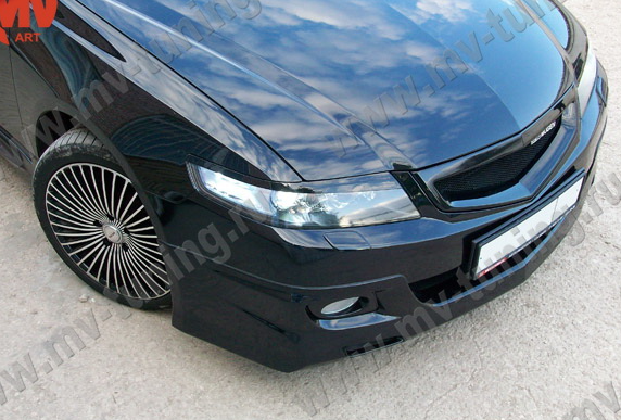Решетка радиатора (сетка в комплекте) "MUGEN Style" для Honda Accord VII (2006-2008) купить недорого с доставкой в Красногорск