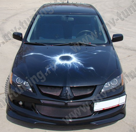 Крепление гос. номера в стиле EVO для Mitsubishi Lancer IX (2003-2009) купить недорого с доставкой в Красногорск