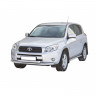 Защита переднего бампера «Труба двойная» (d63,5) для Toyota RAV4 (2006-2009)(Окрашенное) купить недорого с доставкой в Красногорск