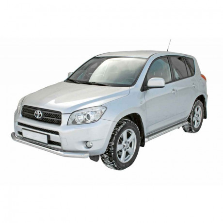 Защита переднего бампера «Труба» (d63,5) для Toyota RAV4 (2006-2009)(Окрашенное) купить недорого с доставкой в Красногорск