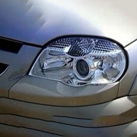 Накладки на фары (реснички) нижние №2 B@3 2123 "Chevrolet Niv@" купить недорого с доставкой в Красногорск