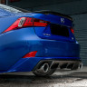 Диффузор заднего бампера №1 (с килями) для Lexus IS III (с 2013-2022) купить недорого с доставкой в Красногорск