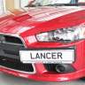 Рамка под номер на передний бампер для Mitsubishi Lancer X (2010-2016) купить недорого с доставкой в Красногорск