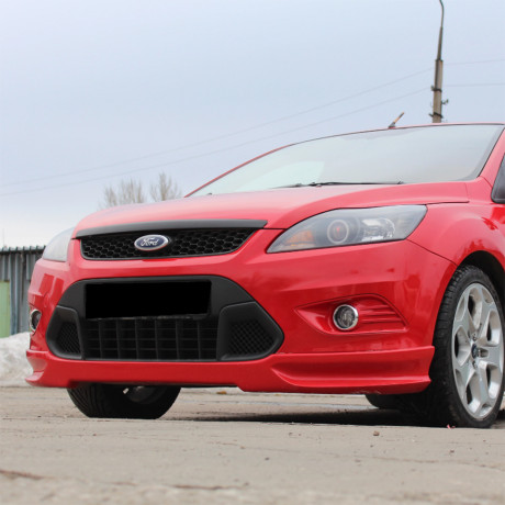 Накладка (юбка) переднего бампера "Lord" для Ford Focus 2 (3D-5D)(2008-2011) купить недорого с доставкой в Красногорск