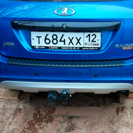 защитная накладка на задний бампер l@da K@LIN@, l@da gr@nt@ fl, универсал купить недорого с доставкой в Красногорск