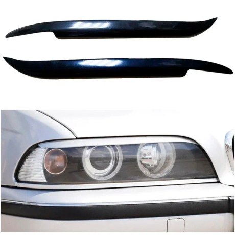 Накладки на фары (реснички) (верх) для BMW 5 Series E39 (1995-2004) купить недорого с доставкой в Красногорск