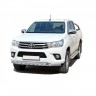 Защита переднего бампера «Труба двойная» (d63,5) для Toyota Hilux pickup (2017-н.в.)(Окрашенное) купить недорого с доставкой в Красногорск