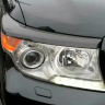 Накладки на фары (реснички) для Toyota Land Cruiser 200 (2007-2012) купить недорого с доставкой в Красногорск
