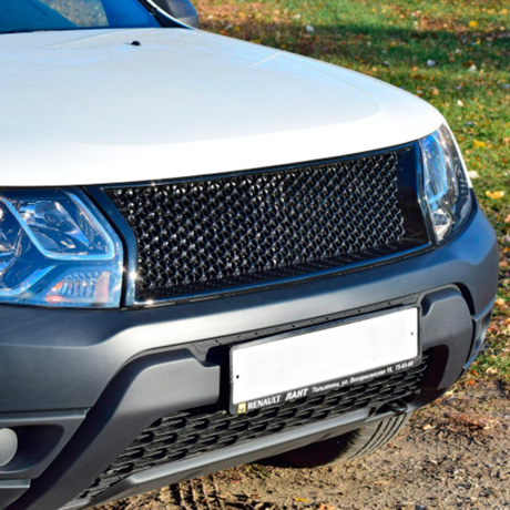 Решетка радиатора (ABS) RENAULT Duster (2012-2020 г.в.) купить недорого с доставкой в Красногорск