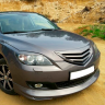 Накладка (юбка) на передний бампер для Mazda 3, хэтчбэк (2003-2009) купить недорого с доставкой в Красногорск