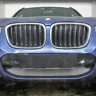 Защита радиатора "Standart" BMW X3 (2017-2021) хром купить недорого с доставкой в Красногорск