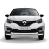 Защита переднего бампера двойная d63/63мм (НПС) RENAULT Kaptur (2016-н.в.) купить недорого с доставкой в Красногорск