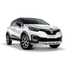 Защита переднего бампера двойная с пластинами d63/63мм (НПС) RENAULT Kaptur (2016-н.в.) купить недорого с доставкой в Красногорск