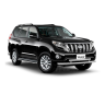 Защита переднего бампера двойная d63/63мм (НПС) Toyota Land Cruiser Prado 150 (2013-2016 г.в.) купить недорого с доставкой в Красногорск